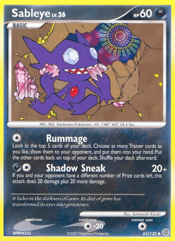 Image for Sableye (63/132) (Secret Wonders) - Pokemon