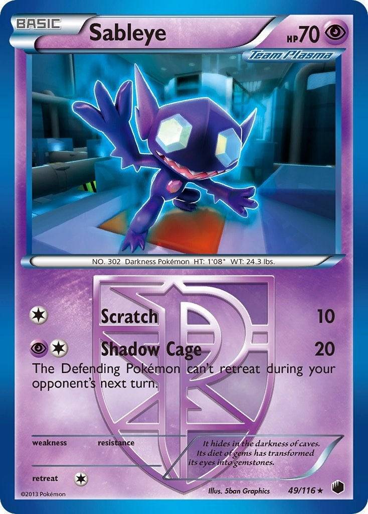 Image for Sableye (Team Plasma) (49/116) (Plasma Freeze) - Pokemon