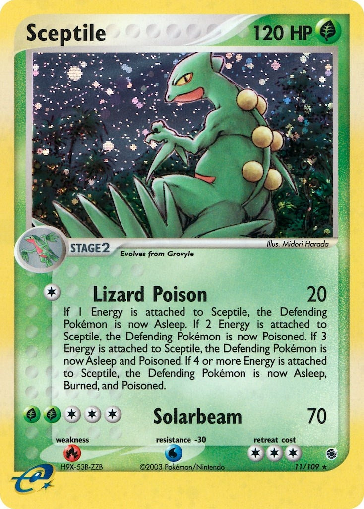 Image for Sceptile (11/109) (Ruby and Sapphire) - Pokemon