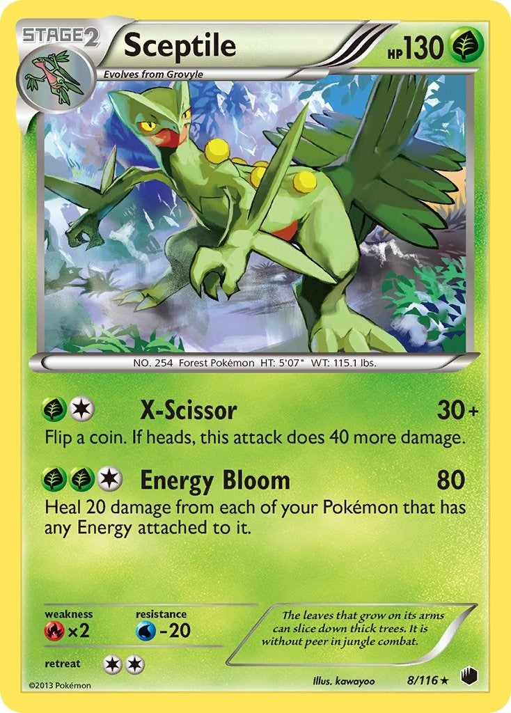 Image for Sceptile (8/116) (Plasma Freeze) - Pokemon