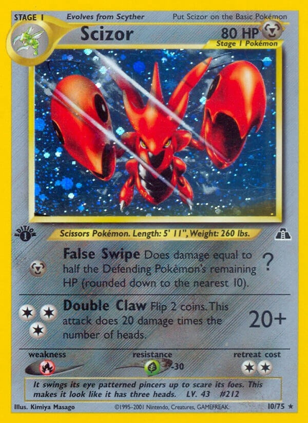 Image for Scizor (10) (10/75) (Neo Discovery) - Pokemon