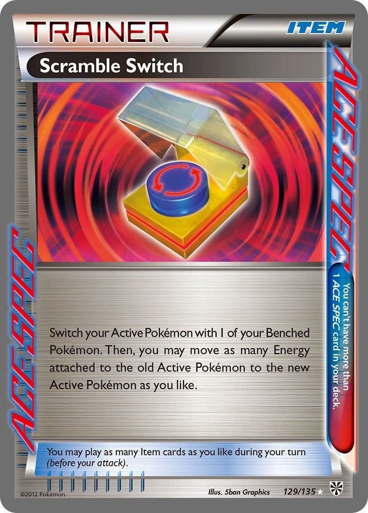 Image for Scramble Switch (129/135) (Plasma Storm) - Pokemon