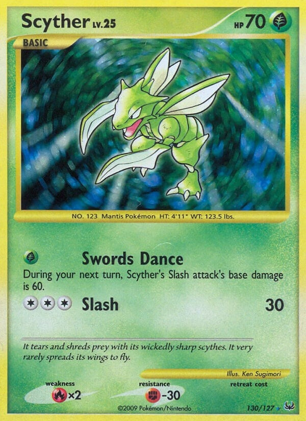 Image for Scyther (130/127) (Platinum) - Pokemon