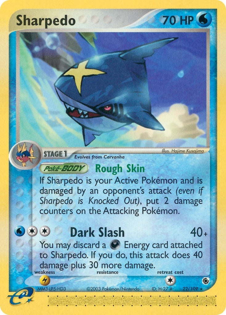 Image for Sharpedo (22/109) (Ruby and Sapphire) - Pokemon