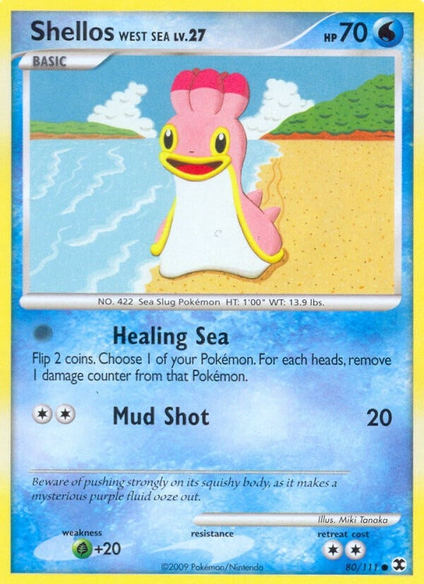 Image for Shellos West Sea (80/111) (Rising Rivals) - Pokemon