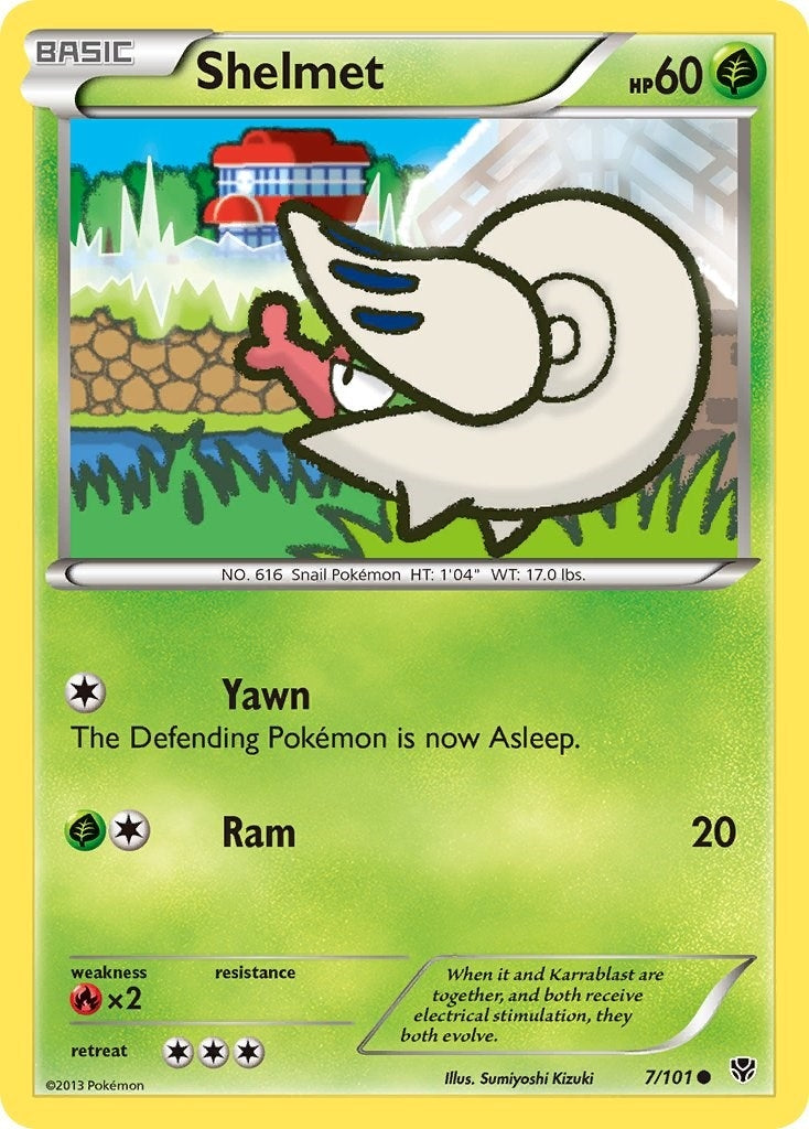 Image for Shelmet (7/101) (Plasma Blast) - Pokemon