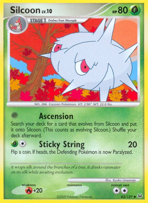 Image for Silcoon (63/127) (Platinum) - Pokemon