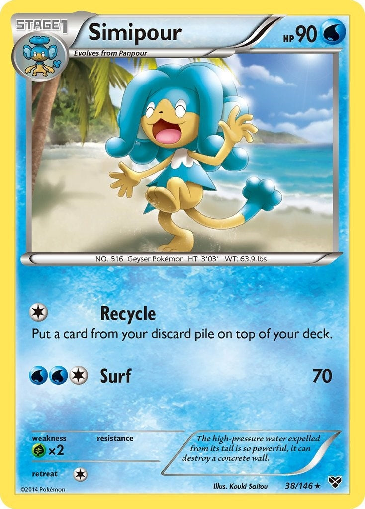 Image for Simipour (38/146) (XY Base Set) - Pokemon
