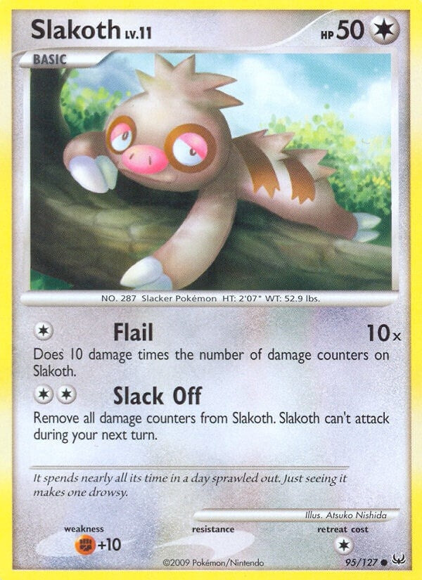 Image for Slakoth (95/127) (Platinum) - Pokemon