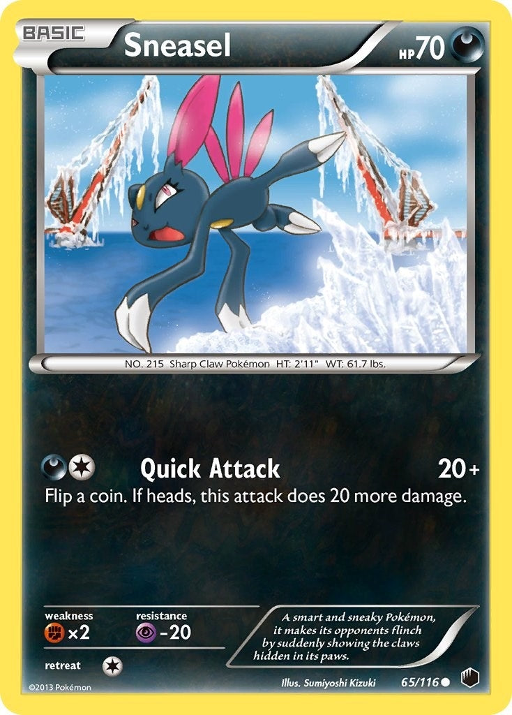 Image for Sneasel (65/116) (Plasma Freeze) - Pokemon