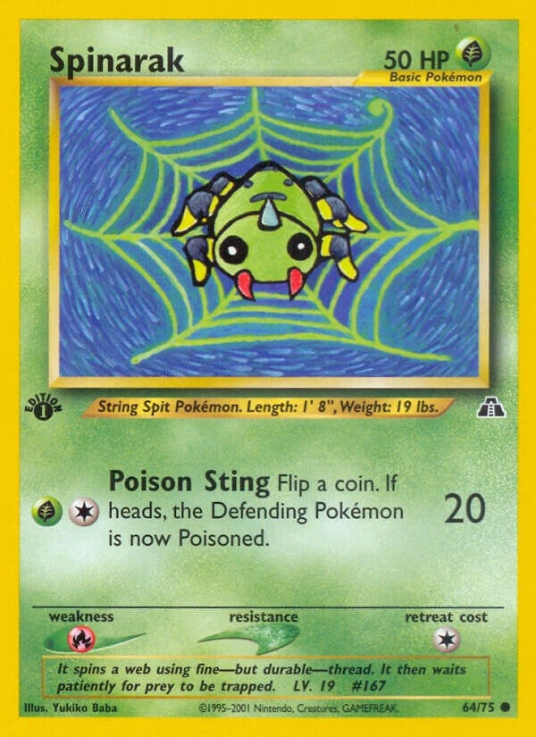 Image for Spinarak (64/75) (Neo Discovery) - Pokemon
