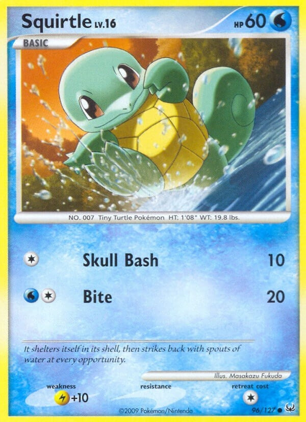 Image for Squirtle (96/127) (Platinum) - Pokemon