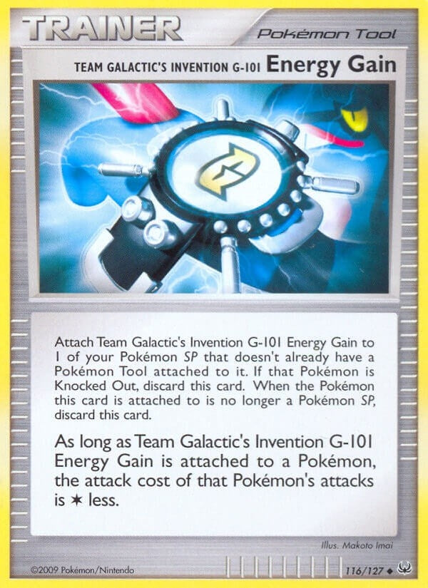 Image for Team Galactic's Invention G-101 Energy Gain (116/127) (Platinum) - Pokemon