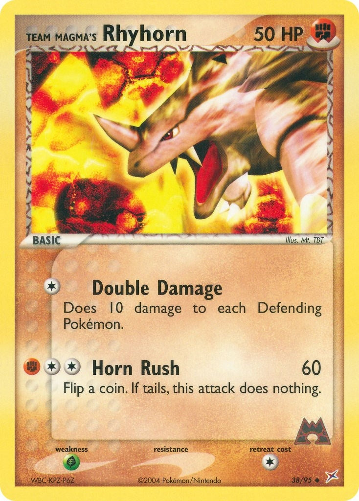 Image for Team Magma's Rhyhorn (38/95) (Team Magma vs Team Aqua) - Pokemon