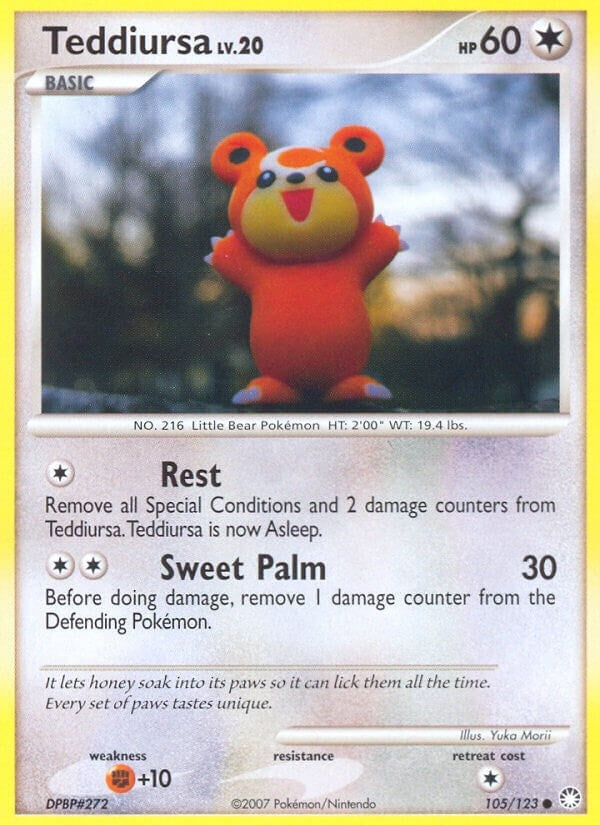 Image for Teddiursa (105/123) (Mysterious Treasures) - Pokemon