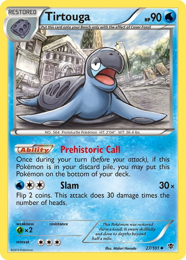 Image for Tirtouga (27/101) (Plasma Blast) - Pokemon