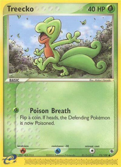 Image for Treecko (75/109) (Ruby and Sapphire) - Pokemon