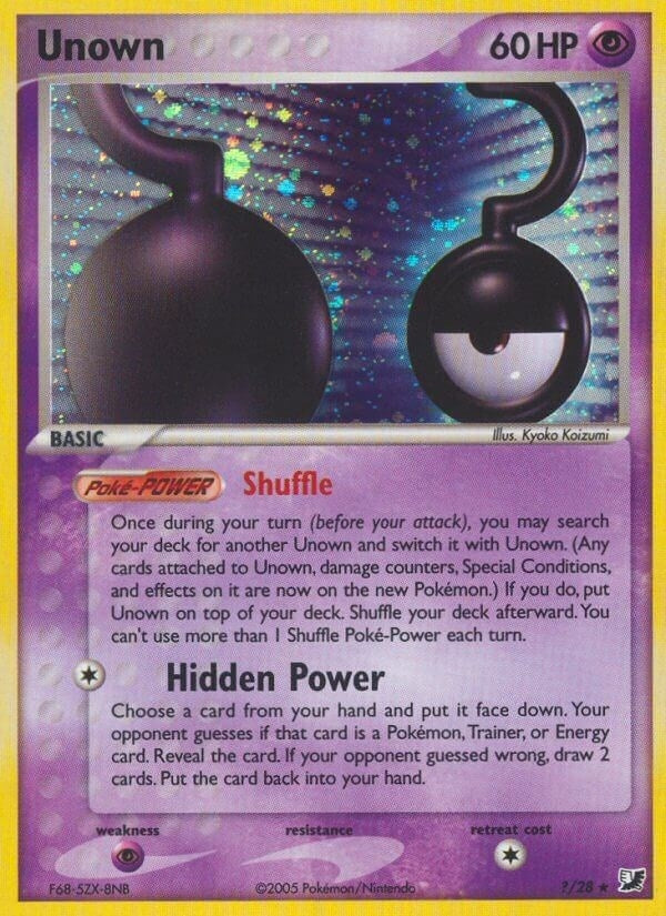 Image for Unown (?) (?/28) (Unseen Forces) - Pokemon