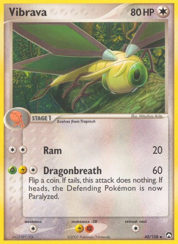 Image for Vibrava (40/108) (Power Keepers) - Pokemon
