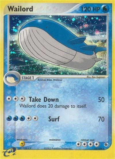 Image for Wailord (14/109) (Ruby and Sapphire) - Pokemon