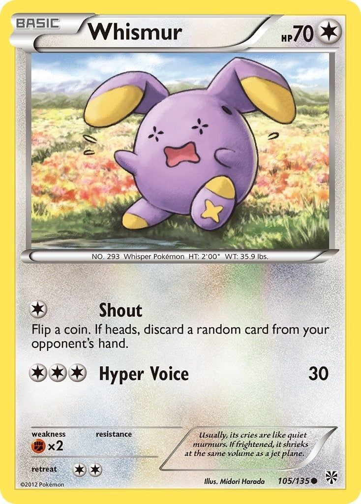 Image for Whismur (105/135) (Plasma Storm) - Pokemon