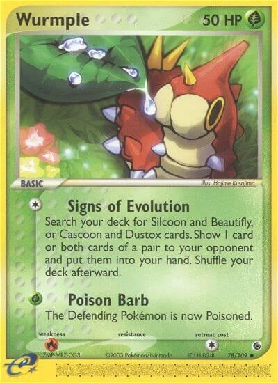 Image for Wurmple (78/109) (Ruby and Sapphire) - Pokemon
