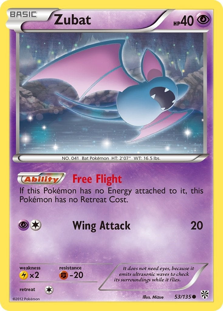 Image for Zubat (53) (53/135) (Plasma Storm) - Pokemon