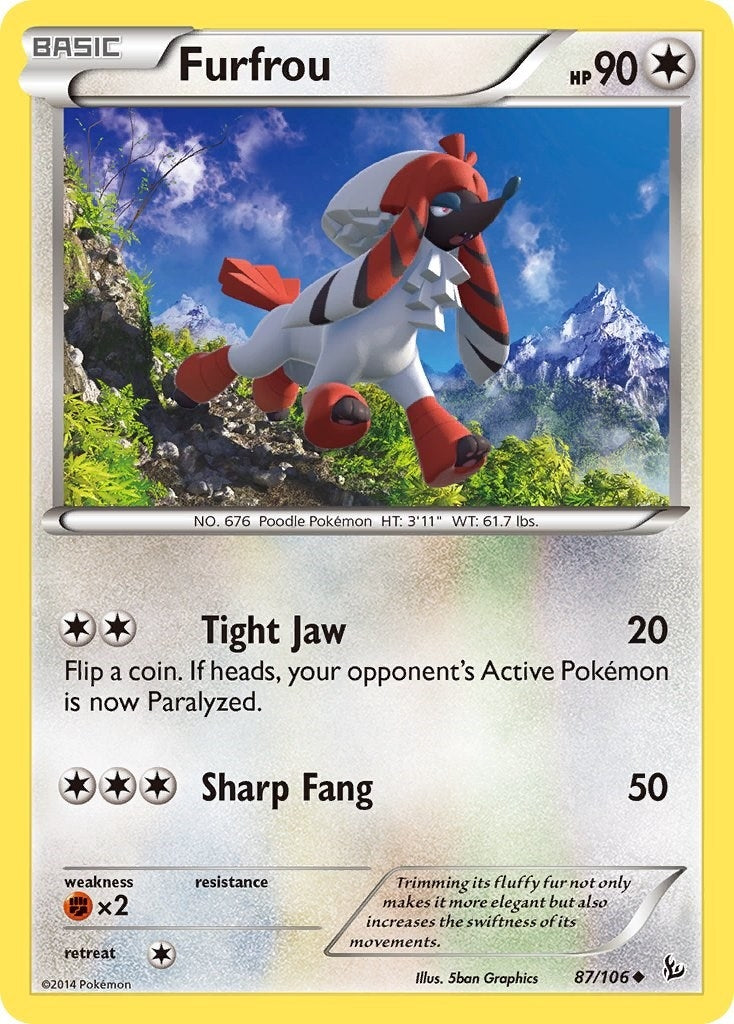 Image for Furfrou (87/106) (XY - Flashfire) - Pokemon