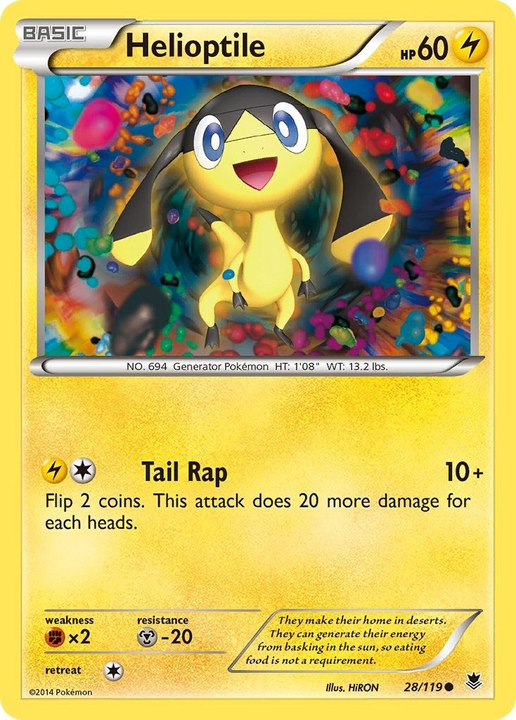 Image for Helioptile (28) (28/119) (XY - Phantom Forces) - Pokemon