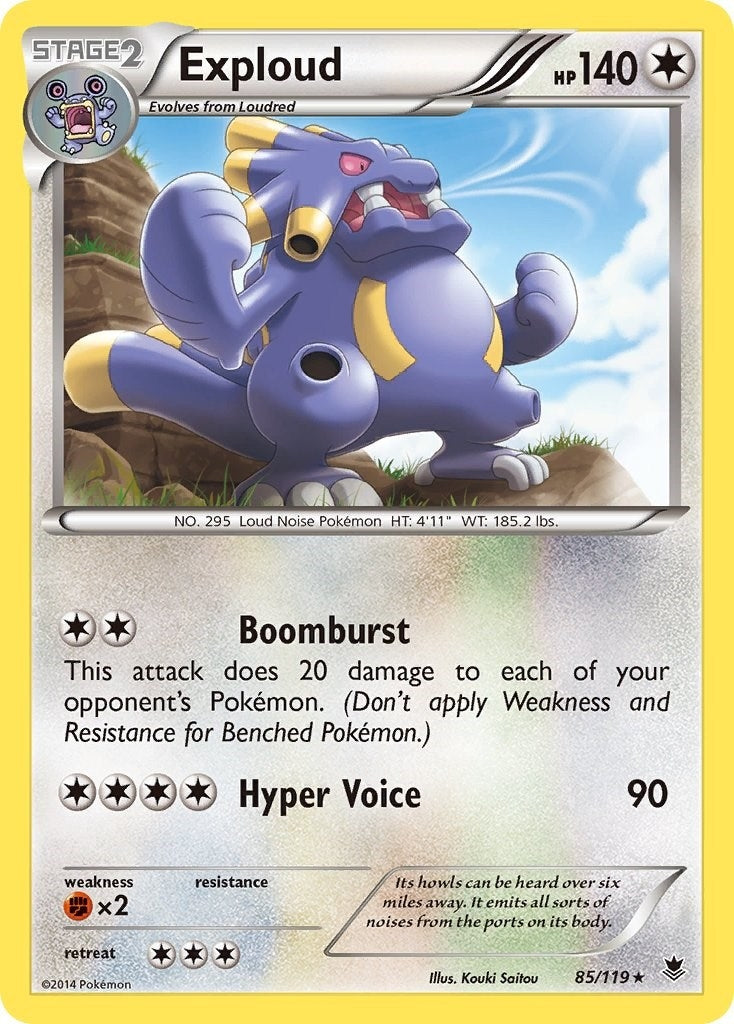 Image for Exploud (85/119) (XY - Phantom Forces) - Pokemon