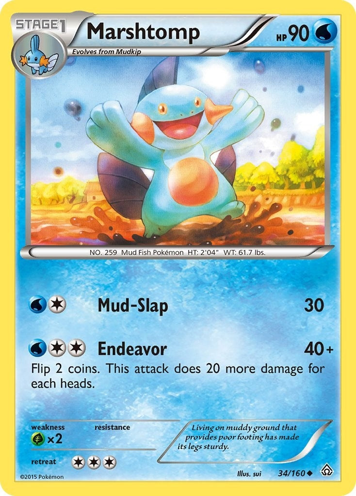 Image for Marshtomp (34/160) (XY - Primal Clash) - Pokemon