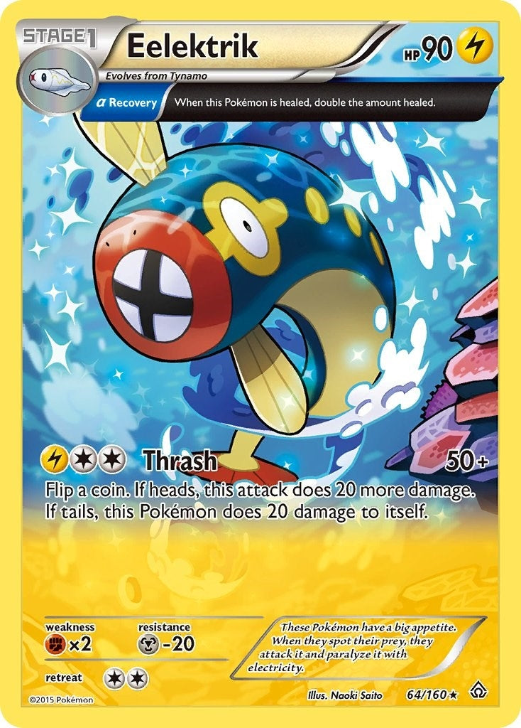 Image for Eelektrik (Alpha) (64/160) (XY - Primal Clash) - Pokemon