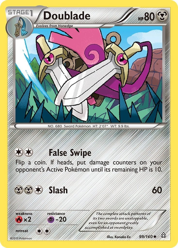 Image for Doublade (99/160) (XY - Primal Clash) - Pokemon