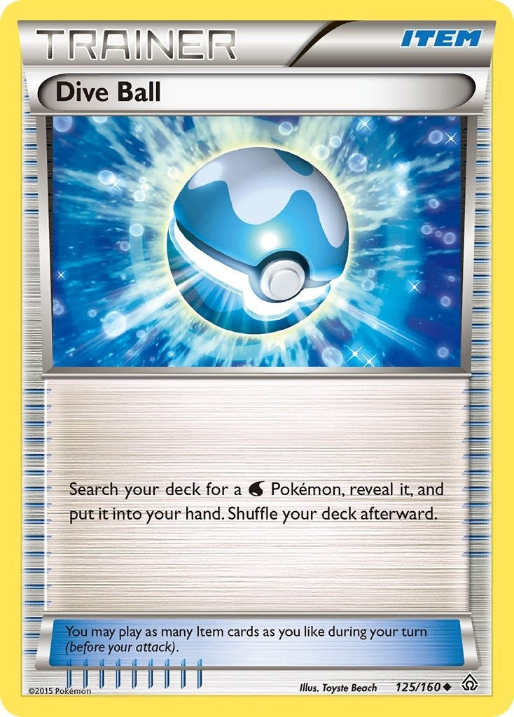 Image for Dive Ball (125/160) (XY - Primal Clash) - Pokemon