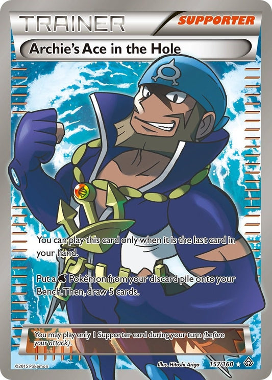 Image for Archie's Ace in the Hole (157 Full Art) (157/160) (XY - Primal Clash) - Pokemon
