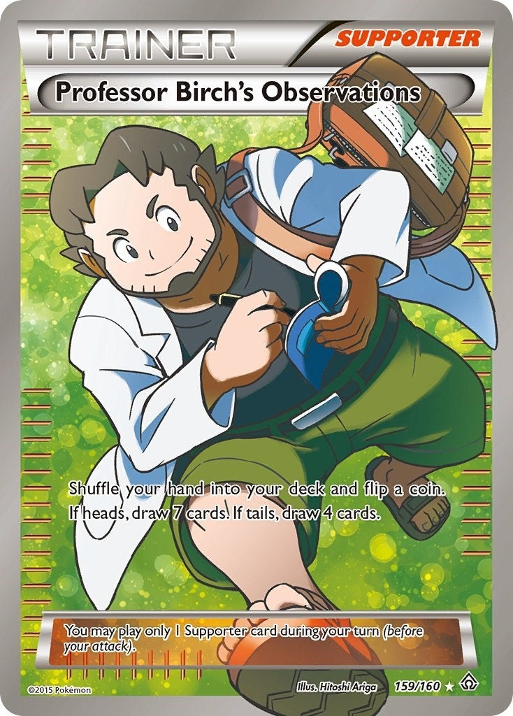 Image for Professor Birch's Observations (159 Full Art) (159/160) (XY - Primal Clash) - Pokemon