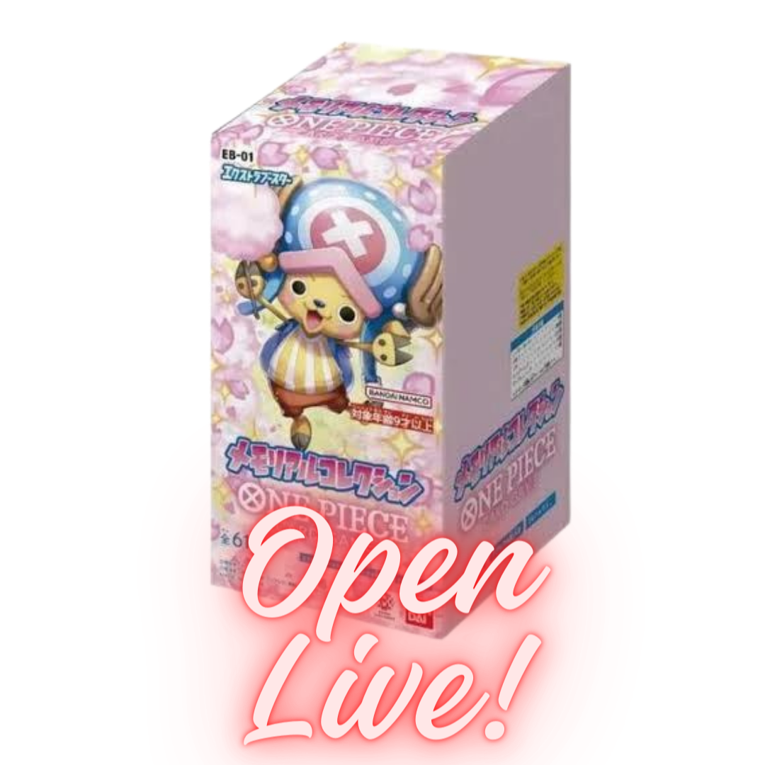 Japanese One Piece Extra Booster Memorial Collection EB-01 - Booster Box (Live)