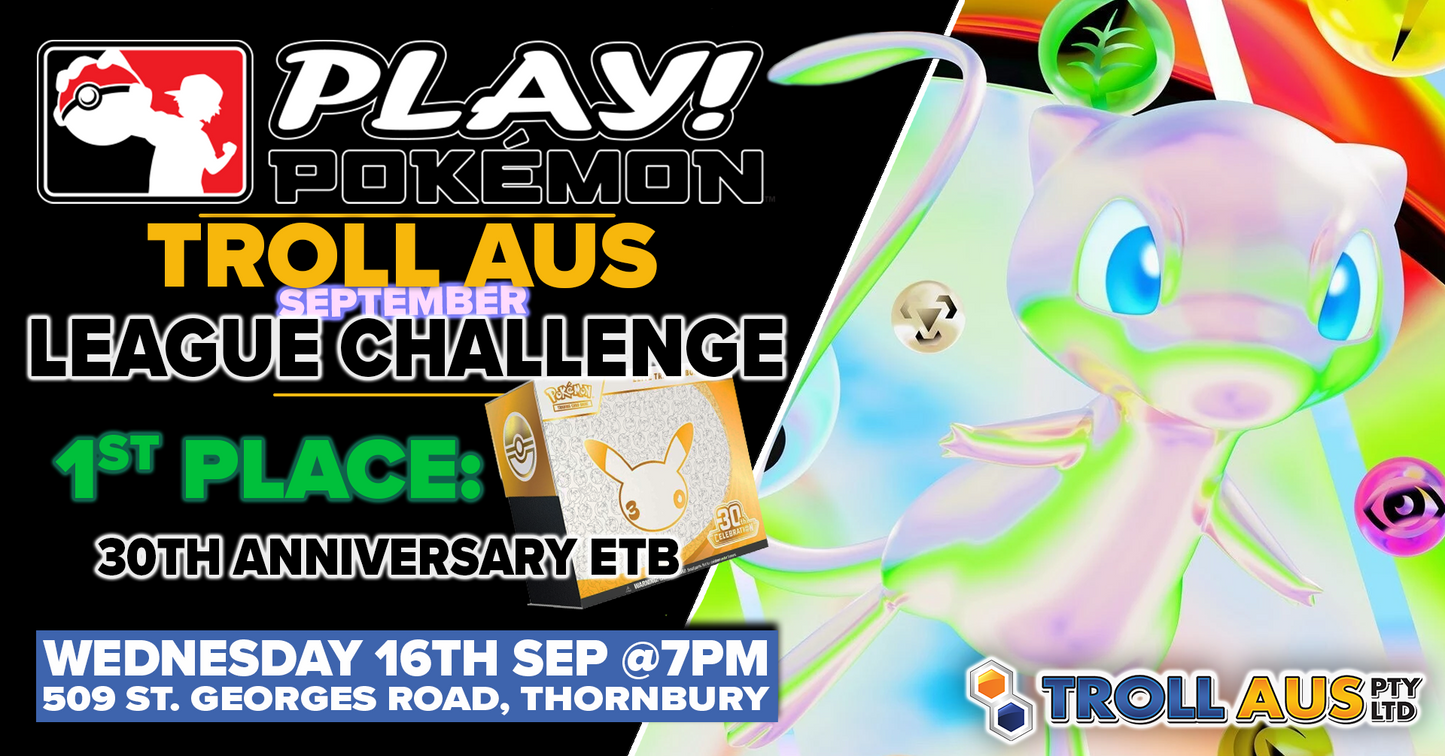 Troll Aus Melbourne Wednesday Night League Challenge WIN-AN-ETB