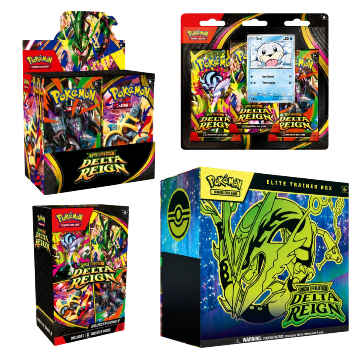 Mega Evolution: Delta Reign - Bundle (Booster Box, 3-Pack Blister, Booster Bundle, Elite Trainer Box)