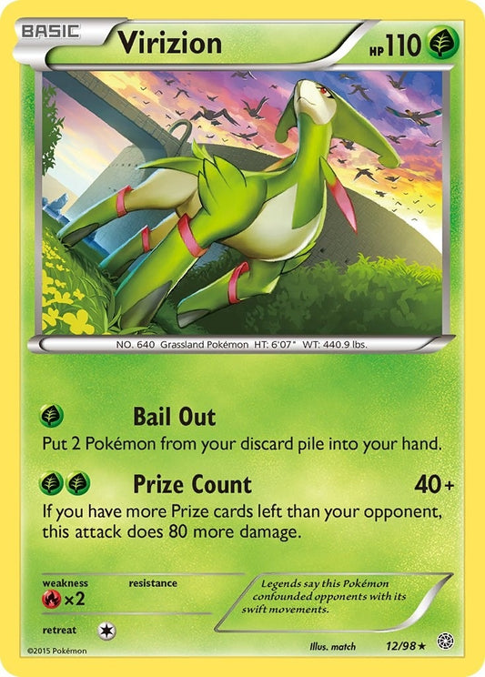 Image for Virizion (12/98) (XY - Ancient Origins) - Pokemon