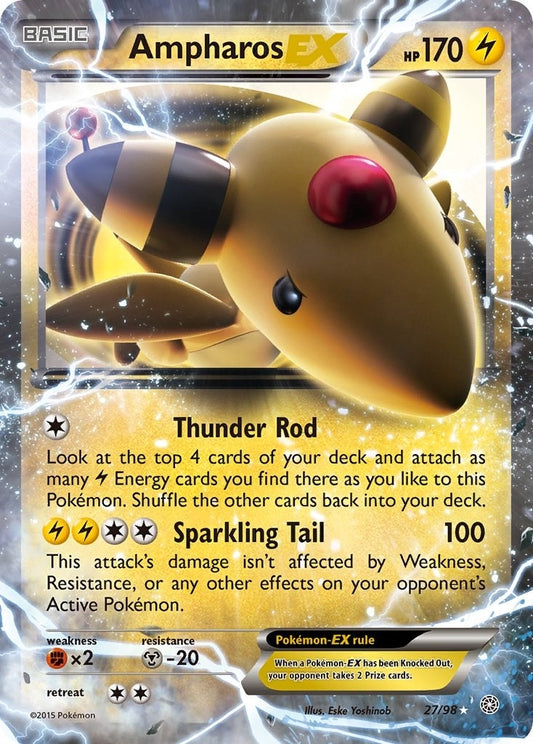 Image for Ampharos EX (27/98) (XY - Ancient Origins) - Pokemon