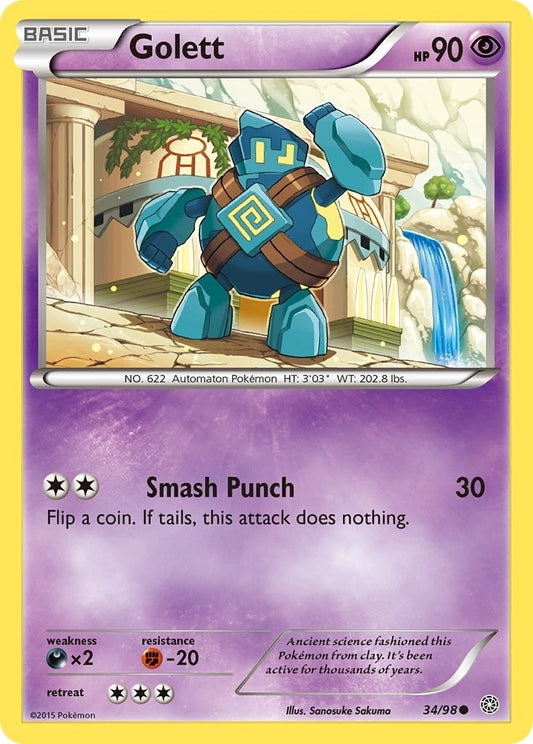 Image for Golett (34/98) (XY - Ancient Origins) - Pokemon