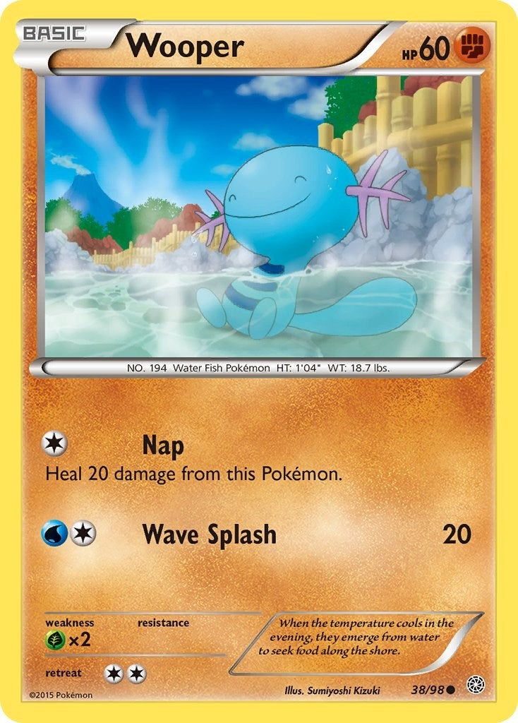 Image for Wooper (38/98) (XY - Ancient Origins) - Pokemon