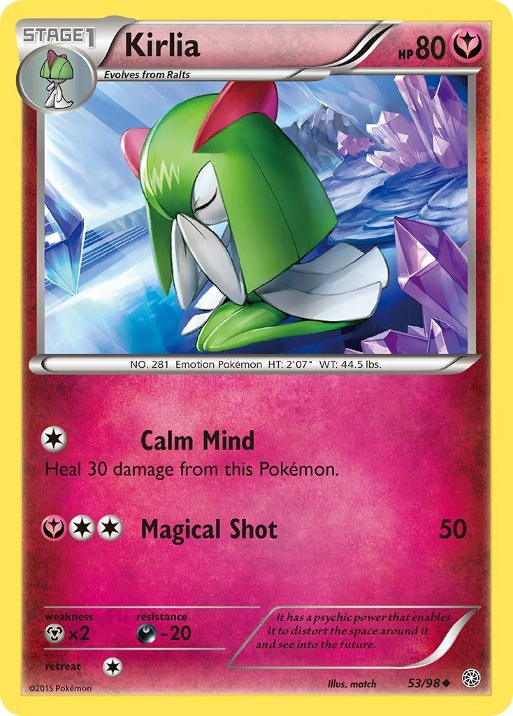 Image for Kirlia (53/98) (XY - Ancient Origins) - Pokemon