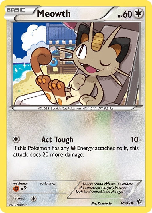 Image for Meowth (61/98) (XY - Ancient Origins) - Pokemon