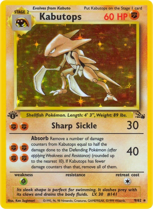 Image for Kabutops (9) (09/62) (Fossil) - Pokemon