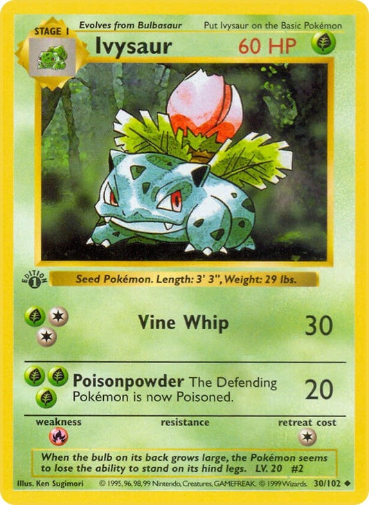 Image for Ivysaur (030/102) (Base Set (Shadowless)) - Pokemon