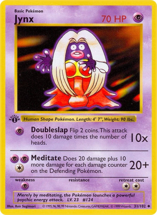 Image for Jynx (031/102) (Base Set (Shadowless)) - Pokemon