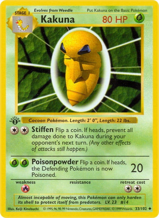 Image for Kakuna (033/102) (Base Set (Shadowless)) - Pokemon