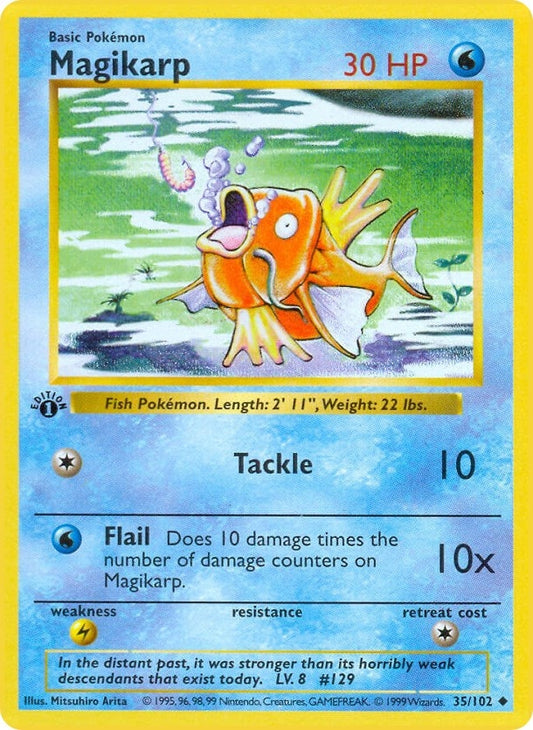 Image for Magikarp (035/102) (Base Set (Shadowless)) - Pokemon